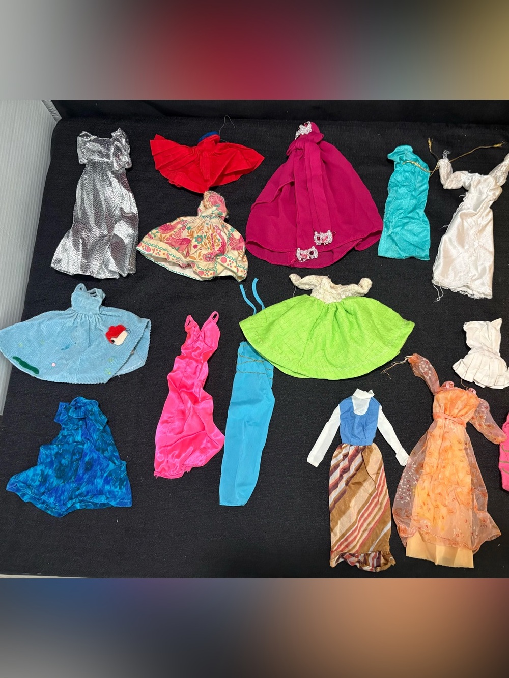 Mix lot 15 Vintage Barbie, Mattel Dolls & Other Dolls Dresses Read Description